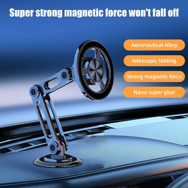 Universal 360° Pro Magnetic Foldable Suction Car Phone Holder
