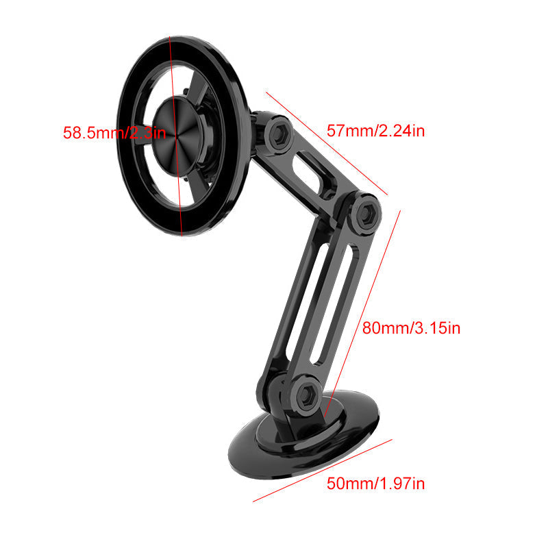 Universal 360° Pro Magnetic Foldable Suction Car Phone Holder