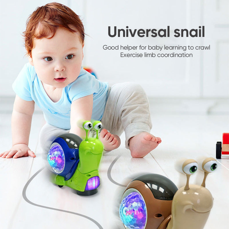 Luminous Musical Interactive Crawling Snail Toy