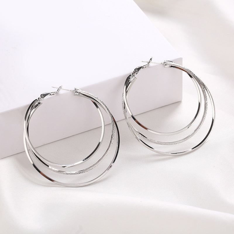 Multi-layer Hoop Earrings Hoop Earrings