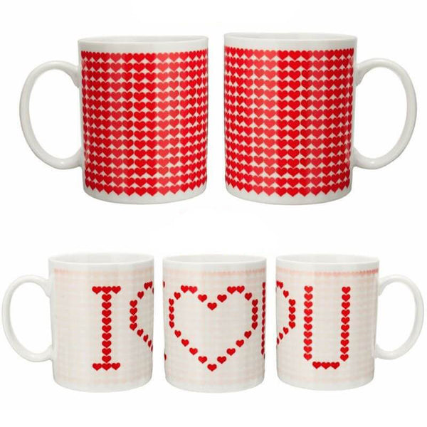 I Love You Magic Heat Sensitive Color Changing Ceramic Coffee Mug