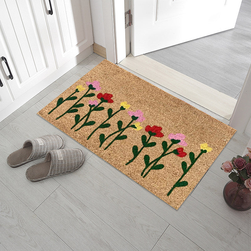 Welcome Decorative Doormat, Anti Slip Floor Mats for Entryway