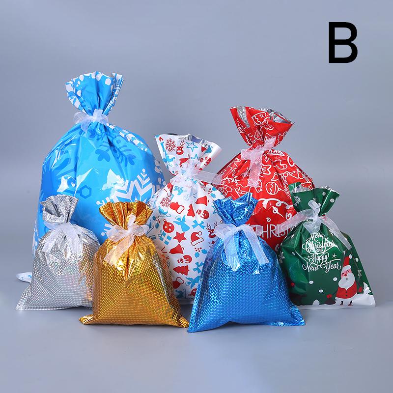 Christmas Reusable Gift Drawstring Bags