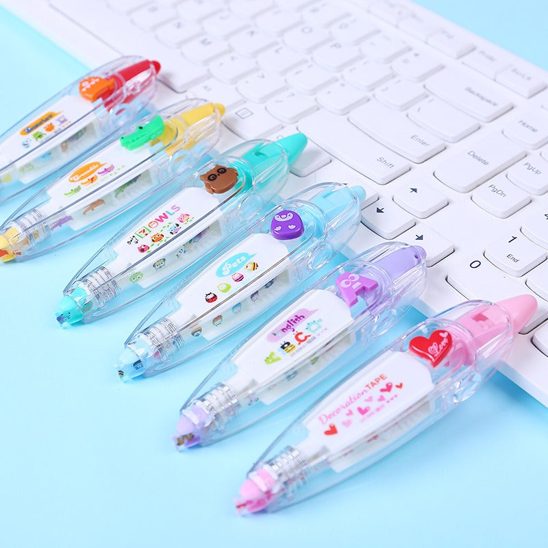 Novelty Cute Cartoon DIY Correction Tape Pen