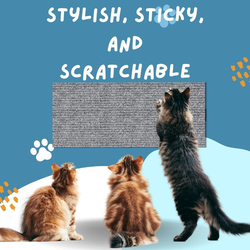 Cat Scratch Mat, Claw Cushion Furniture Protecting Carpet & Sherpa