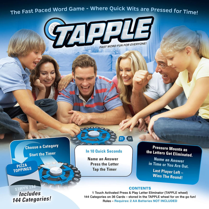 Fast-Paced Tapple Family Board Game