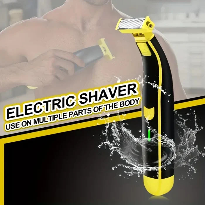 Men's Rechargeable Wet and Dry Electric Shaver and Trimmer