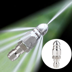 Pressure Washer Sewer Jetter Nozzle with 1/4'' Quickly Connector