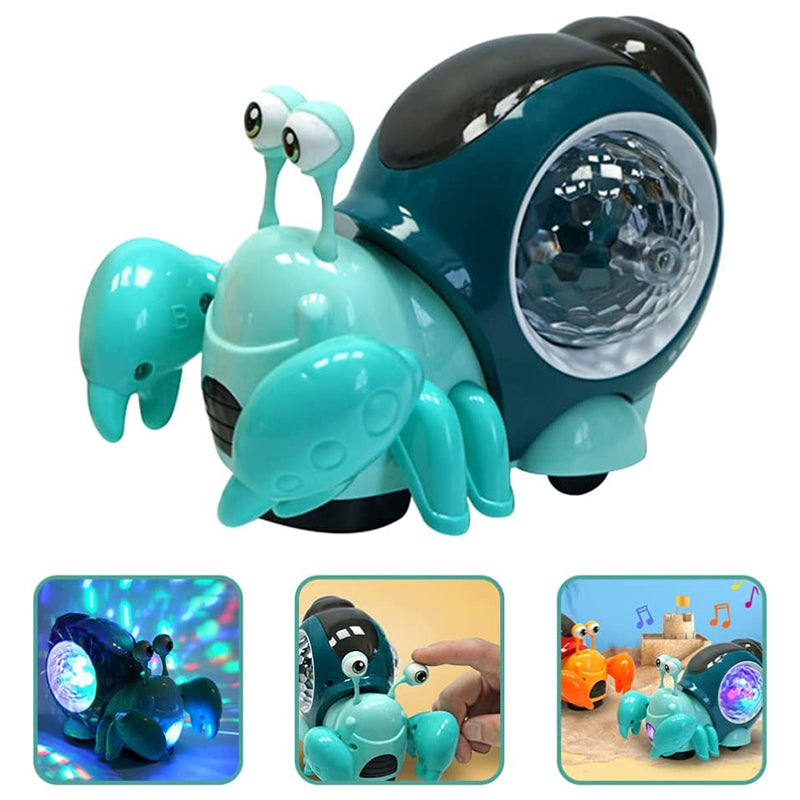 Luminous Musical Interactive Crawling Snail Toy