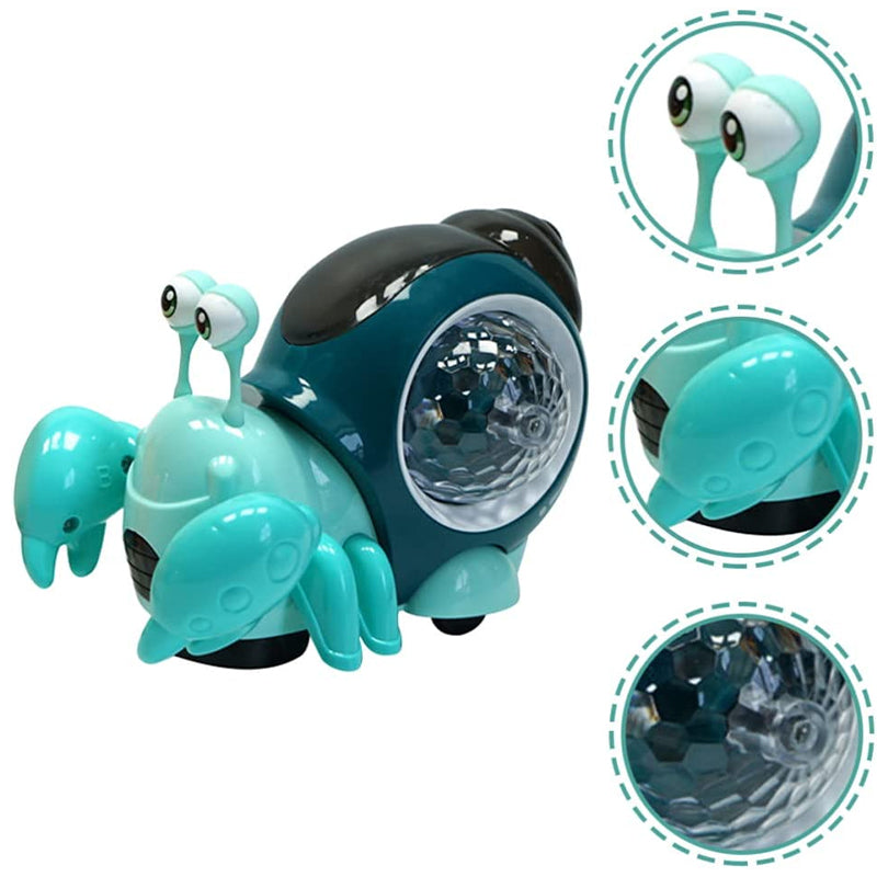 Luminous Musical Interactive Crawling Snail Toy