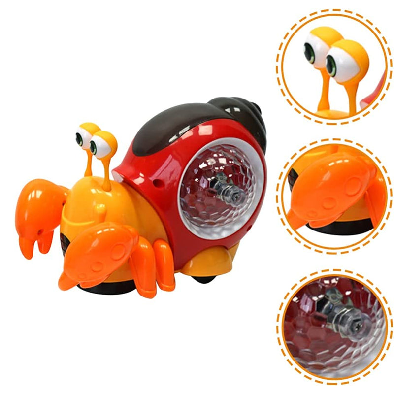 Luminous Musical Interactive Crawling Snail Toy