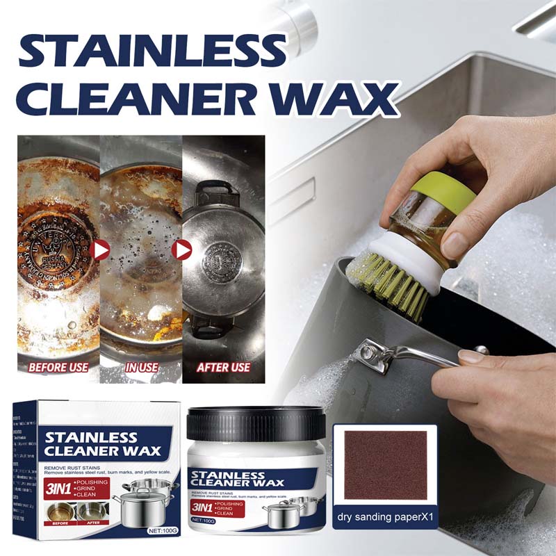 Magical Nano Stainless Steel Cleaning Paste Wax