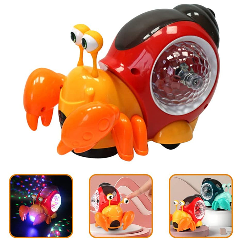 Luminous Musical Interactive Crawling Snail Toy