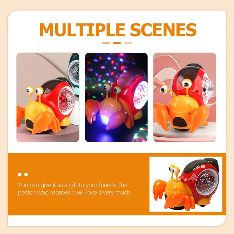 Luminous Musical Interactive Crawling Snail Toy