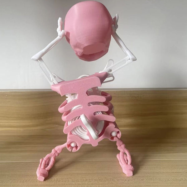 Dancing and Swinging 3D Skull Toy, Stress Relief Skeleton Toy