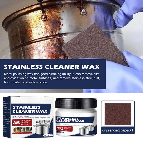 Magical Nano Stainless Steel Cleaning Paste Wax