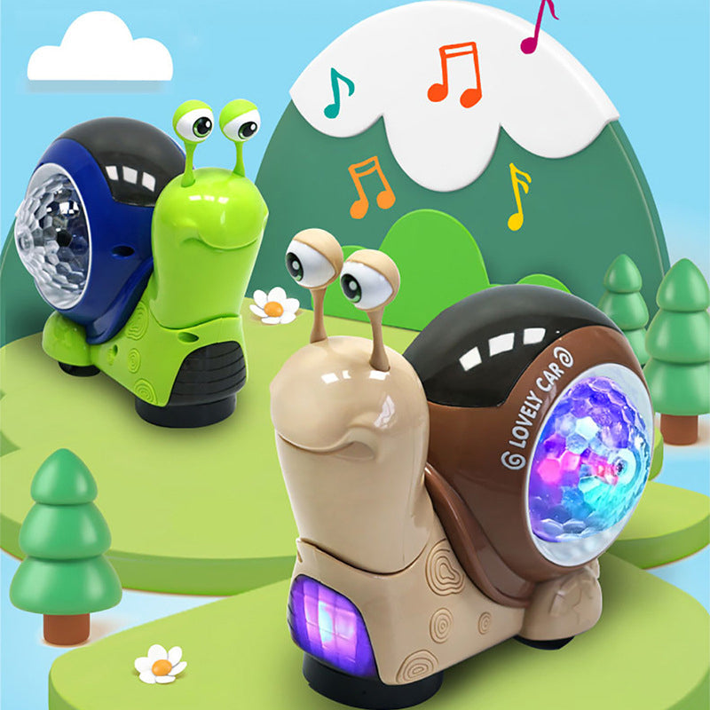 Luminous Musical Interactive Crawling Snail Toy