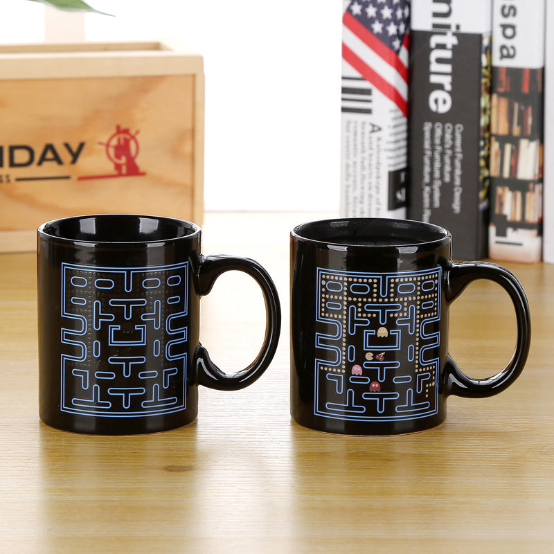 PAC-Man Magic Heat Sensitive Color Changing Ceramic Coffee Mug