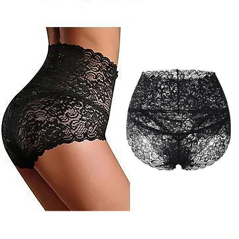 Women's Lace Breathable Seamless High Waist Panties