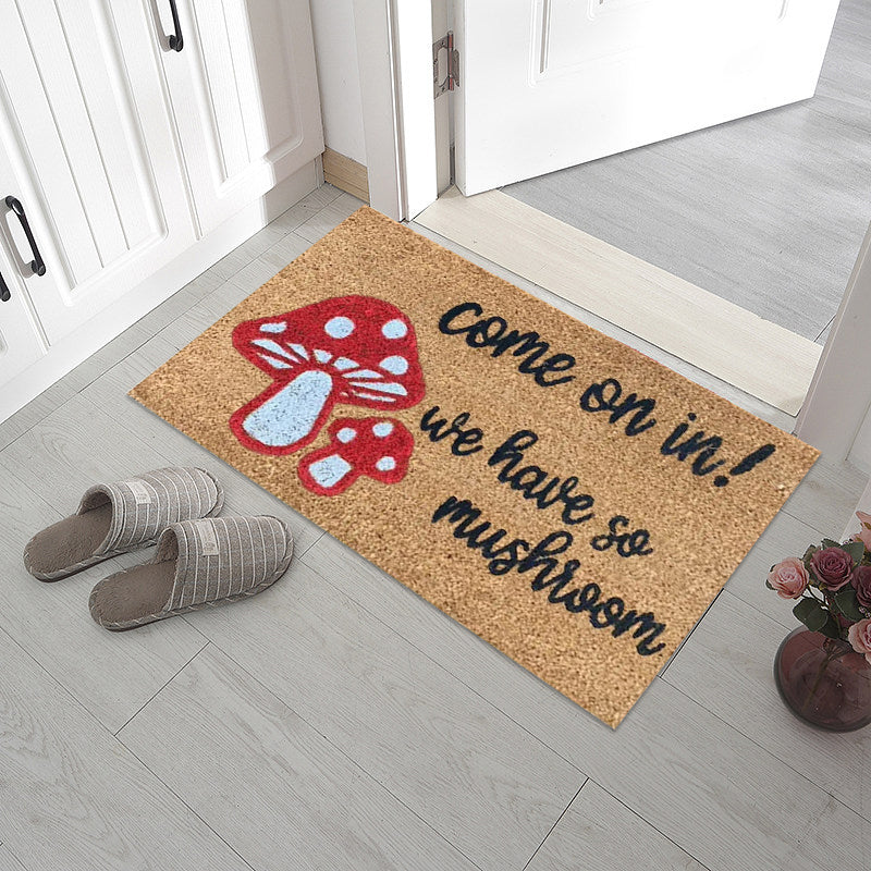 Welcome Decorative Doormat, Anti Slip Floor Mats for Entryway