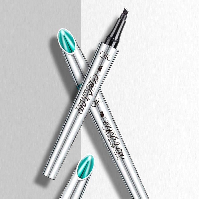 3D Waterproof  Microblading Eyebrow Pen with 4 Fork Tip