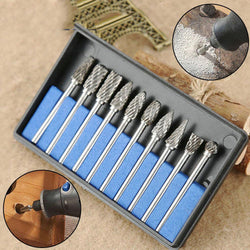 Premium Tungsten Steel Carbide Rotary Burr Set