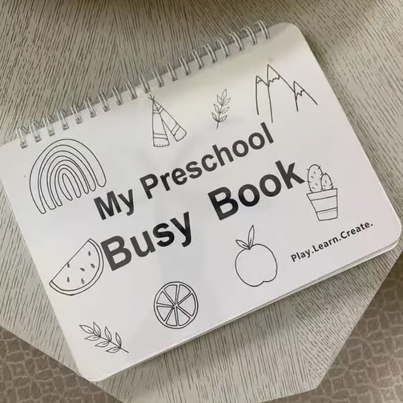 Montessori Preschool Learning Book Busy Book for Toddlers