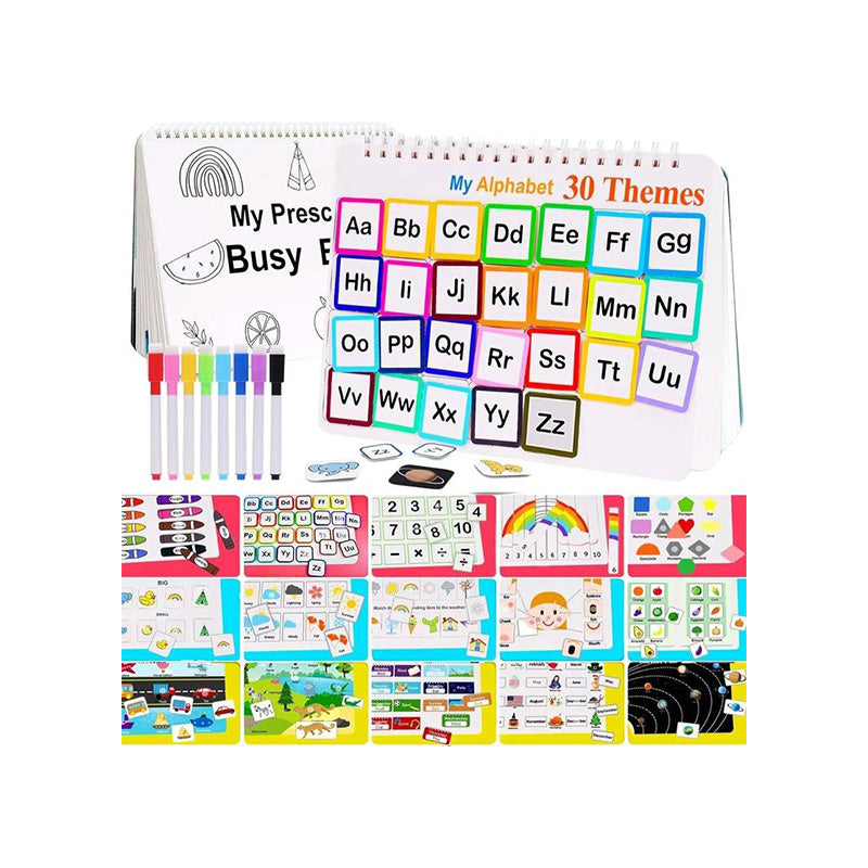 Montessori Preschool Learning Book Busy Book for Toddlers