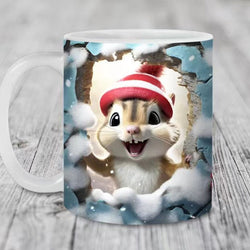 Christmas Animal Pattern Mug