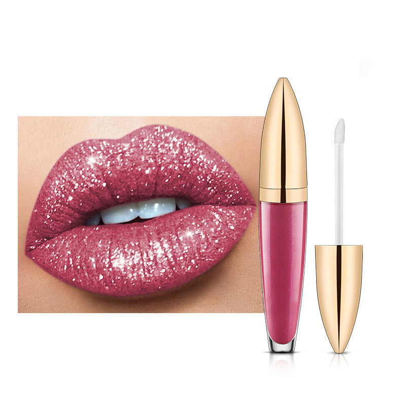 Diamond Lip Gloss Matte To Glitter Liquid Lipstick Waterproof