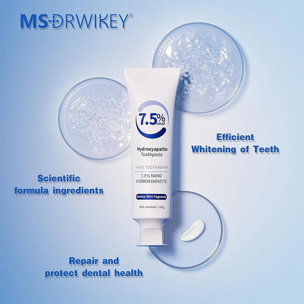 Hydroxyapatite Whitening Toothpaste for Enamel Protection, Deep Cleaning Remove Stains Oral Care