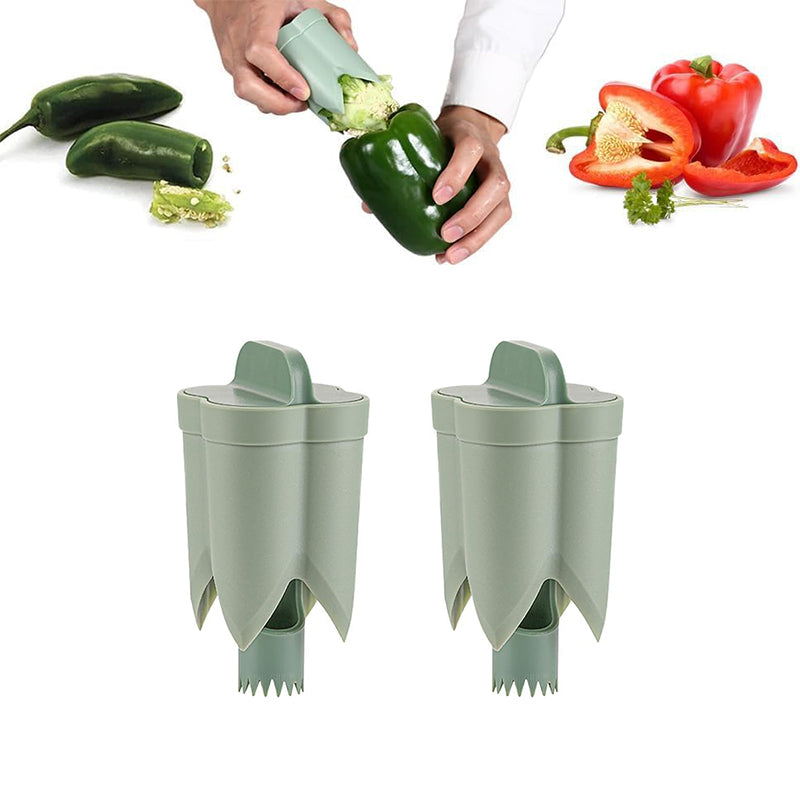 2-In-1 Fruit Pepper Corer