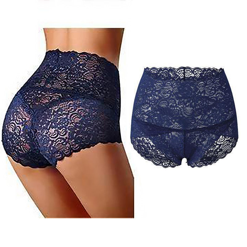 Women's Lace Breathable Seamless High Waist Panties