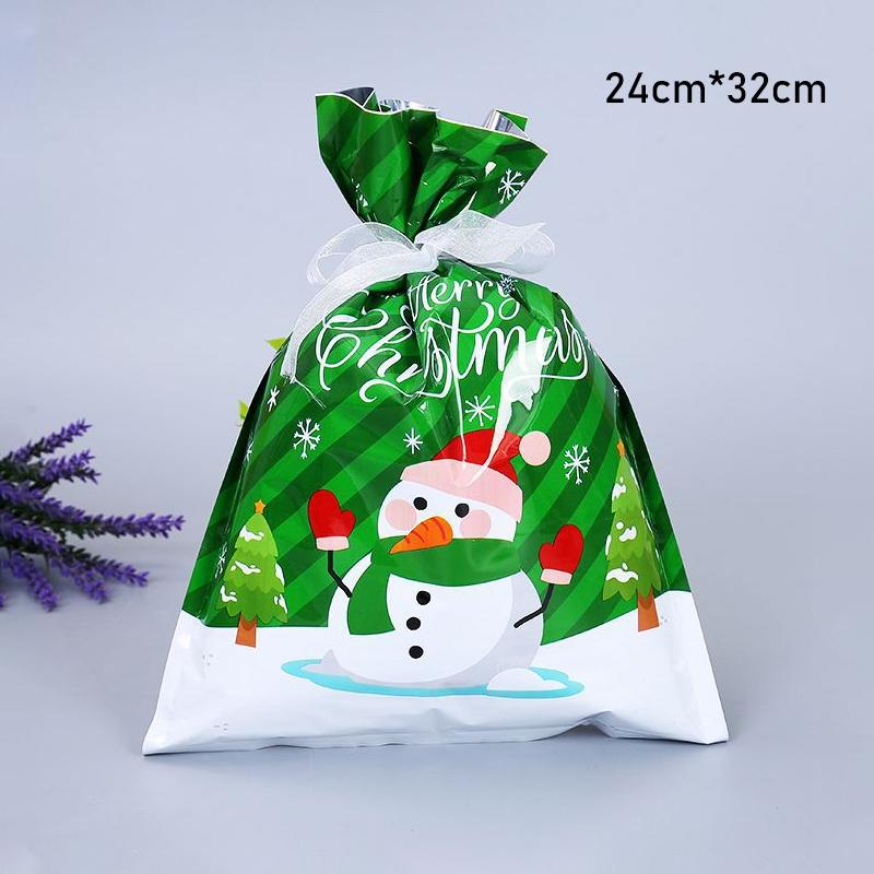 Christmas Reusable Gift Drawstring Bags