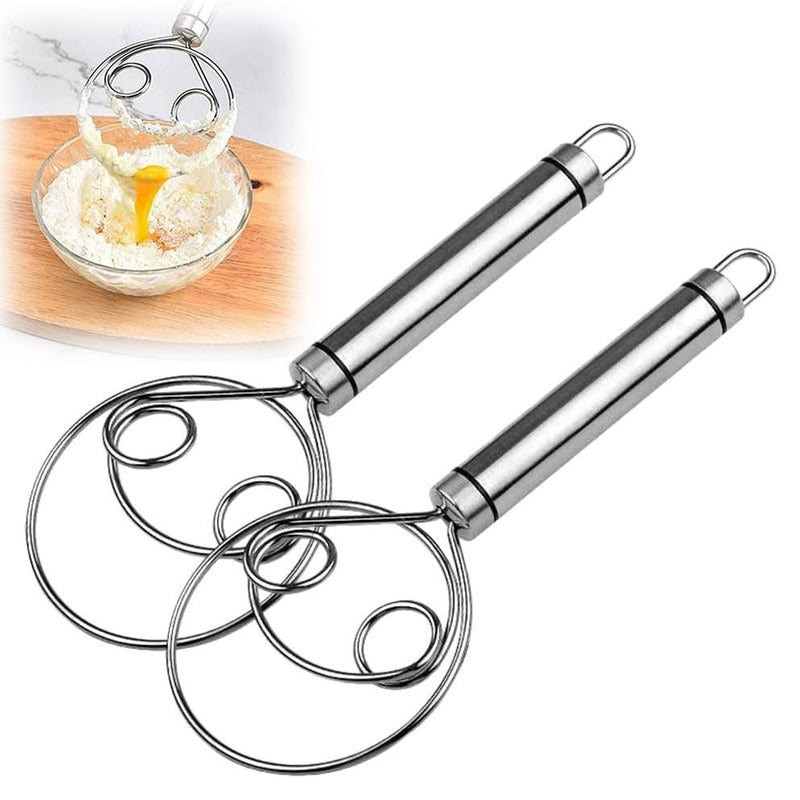 Stainless Steel Magic Dough Whisk Bread Whisk