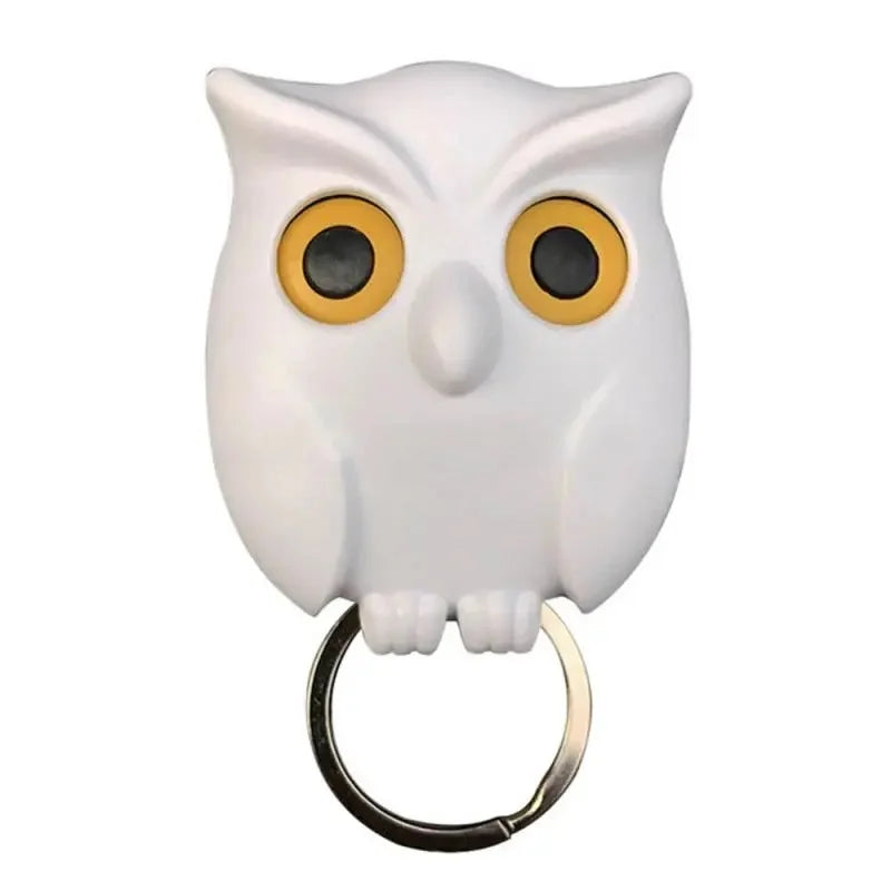 🦉The Key Guard is a Reliable Owl - Cute Night Owl Key Holder with Auto Open Close Eyes