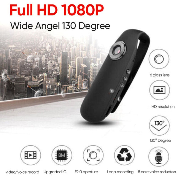 Mini 1080P HD Wearable Camera Bodycam