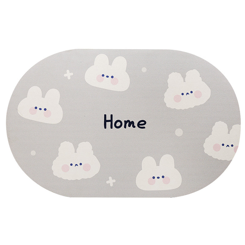 Cute Cartoon Bathroom Super Absorbent Quick Dry Mat