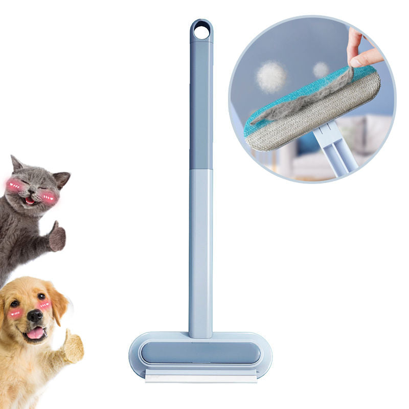 Double-sided Window Screen Cleaning Brush Glass Wiper, Multi-function Pet Hair Lint Remover