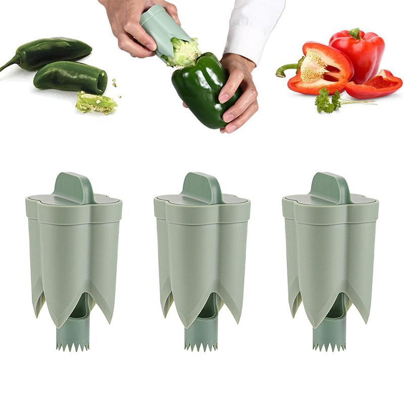 2-In-1 Fruit Pepper Corer