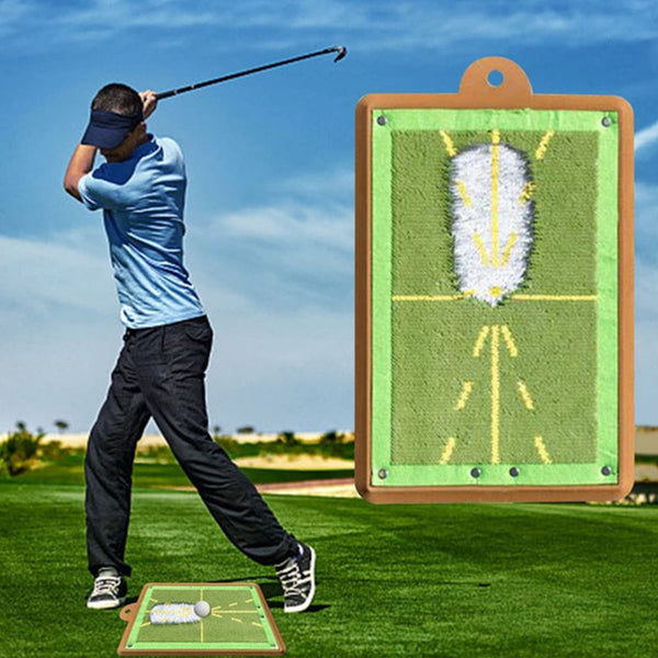 Golf Hitting Mat For Swing Detection Batting, Golf Training Aid Equipment