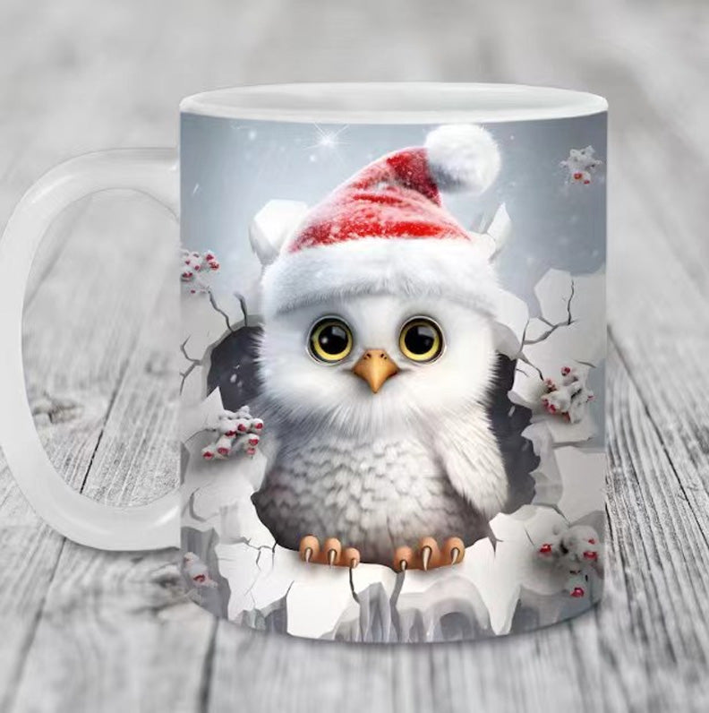 Christmas Animal Pattern Mug