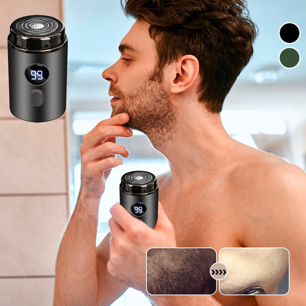 Mini Portable Electric Shaver with Power Display Screen