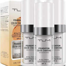 TLM Flawless Colour Changing Warm Skin Tone Long Lasting Foundation