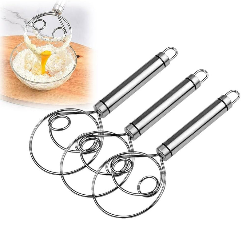 Stainless Steel Magic Dough Whisk Bread Whisk