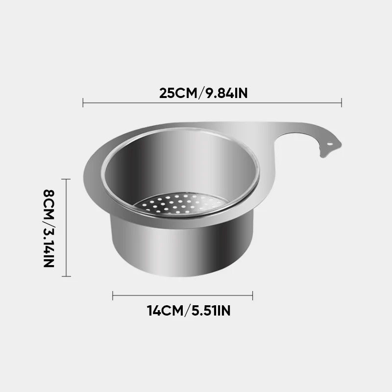 Stainless Steel Swan Sink Strainer Basket