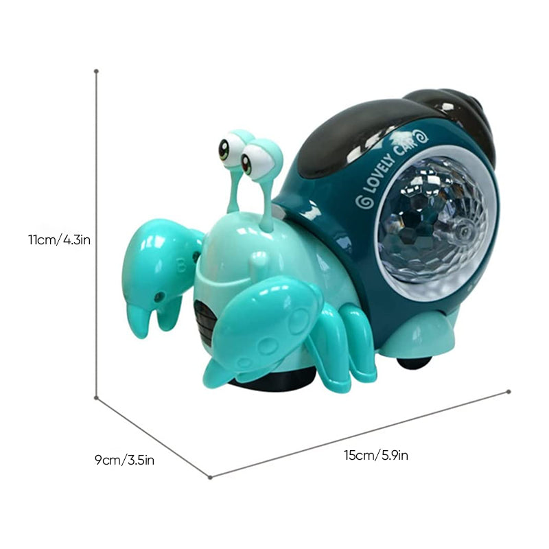 Luminous Musical Interactive Crawling Snail Toy