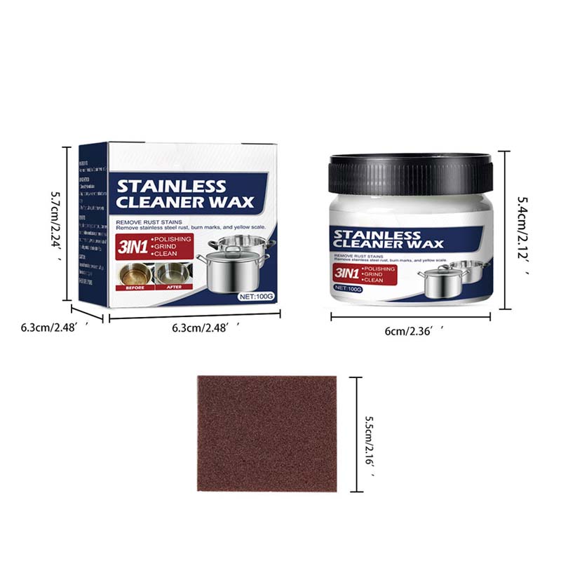 Magical Nano Stainless Steel Cleaning Paste Wax