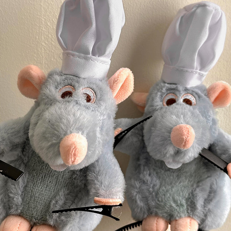 🐭Chef Ratatouille Hairband Plush