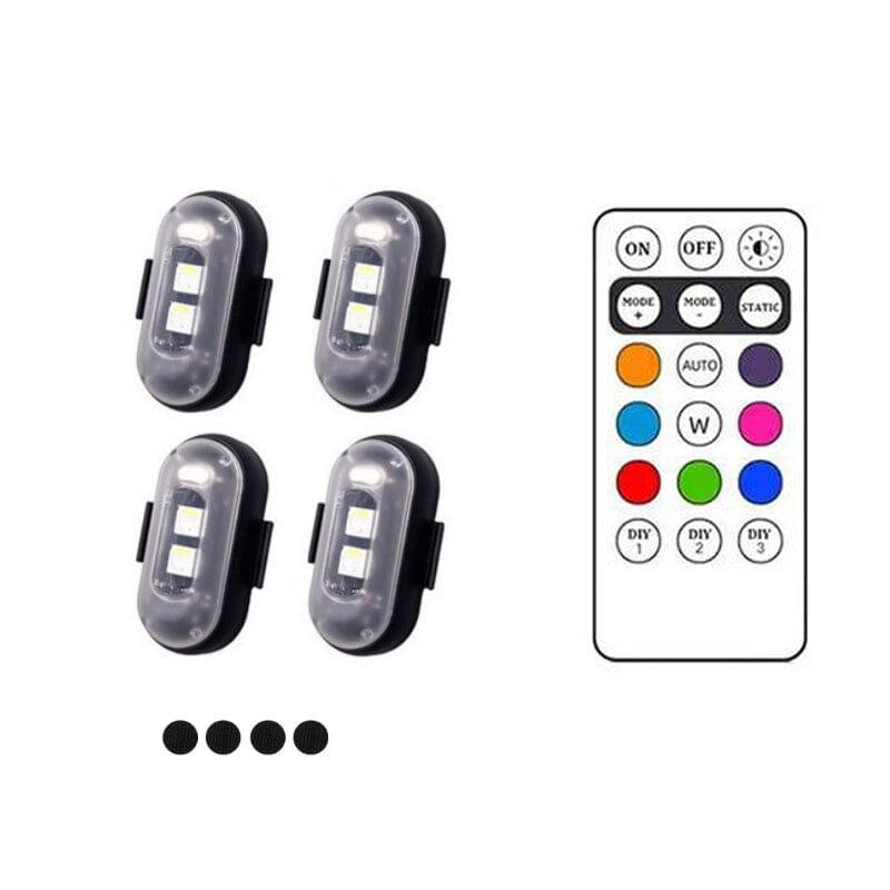 8 Colors Wireless Led Lights with Remote